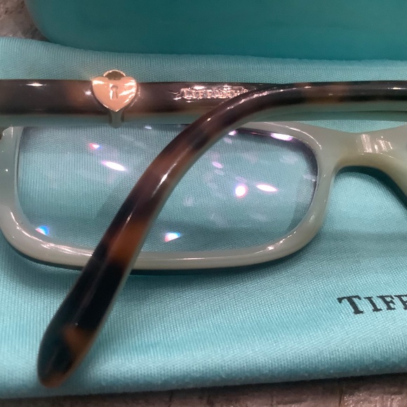 Tiffany & CO Authentic TF2061 8134 tortoise/blue reading glasses frame Italy - Picture 6 of 7